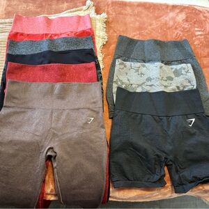 Gym, shark legging and shorts bundle. All adapt compression line.